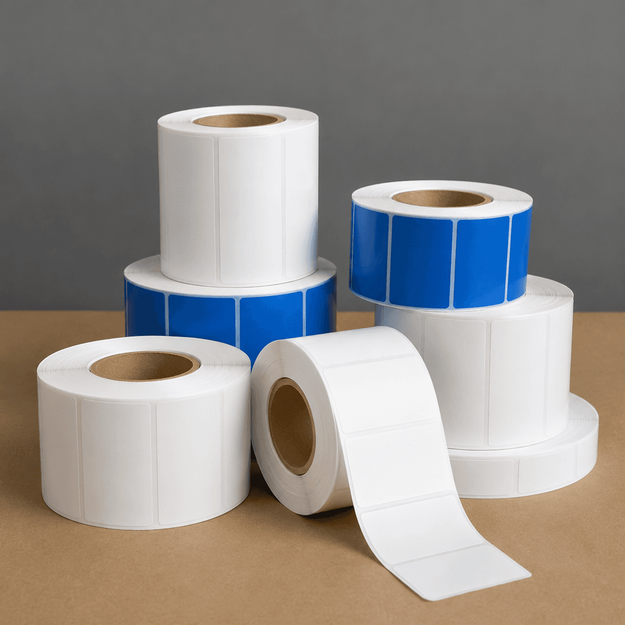 Blank Label Roll Set